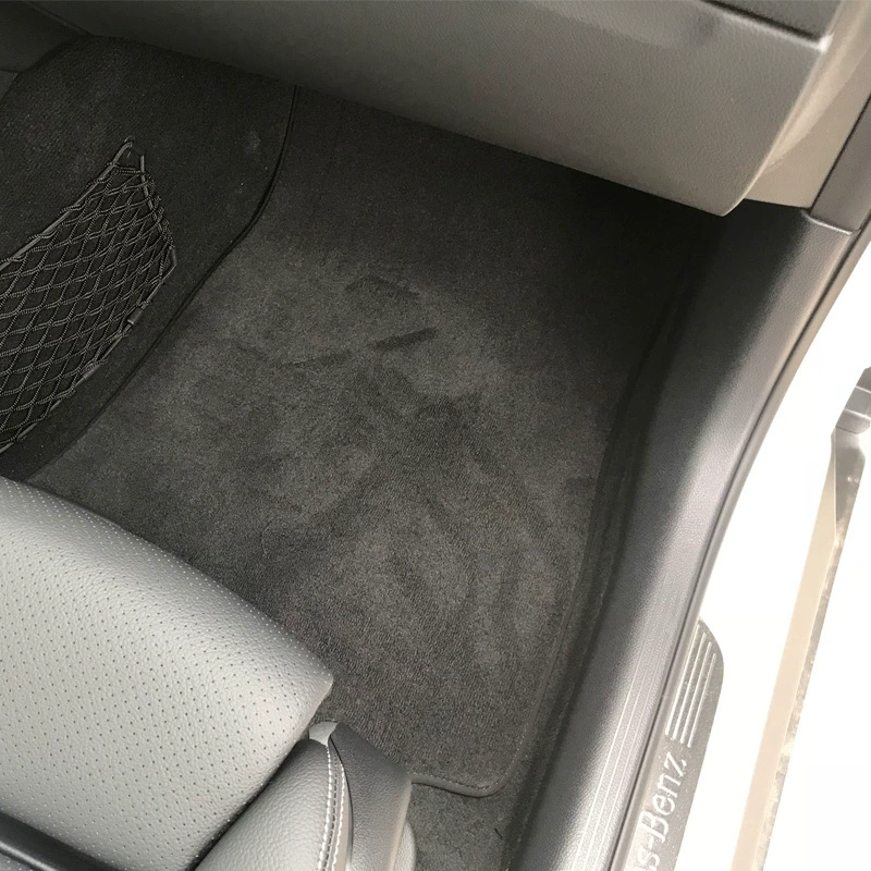 Коврик на пол автомобиля из нейлона, подходит для Mercedes-Benz E300 E200L (оригинальный формат)