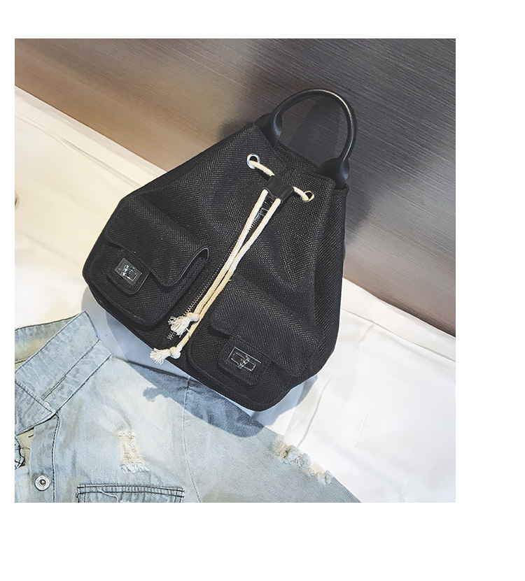 Polyester Koreabackpack(black) NHPB5880-black