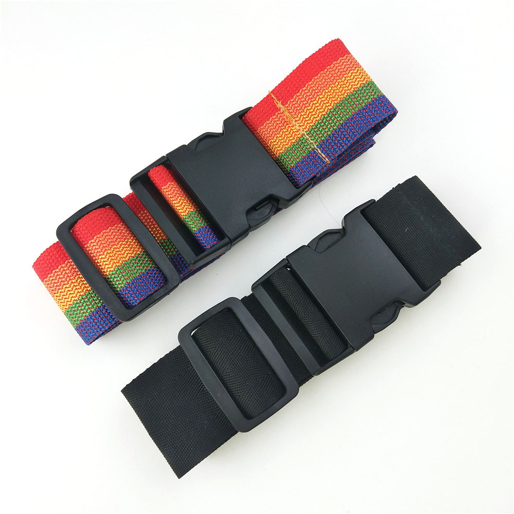 大量现货供应行李箱包绑带七彩打包带一字捆绑带摩托车安全带