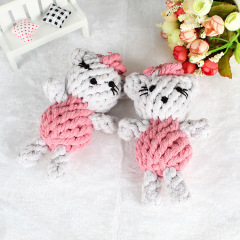 Pet Cotton Rope Toys, Wholesale Yellow Duck Cotton Rope Dog Toys, Chew Training Toys for Dogs, Dog Supplies