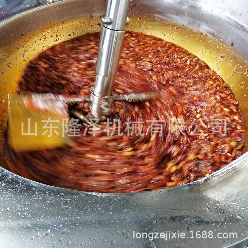 火锅底料行星搅拌炒锅 火锅炒料机  辣椒酱加工设备 炒料机