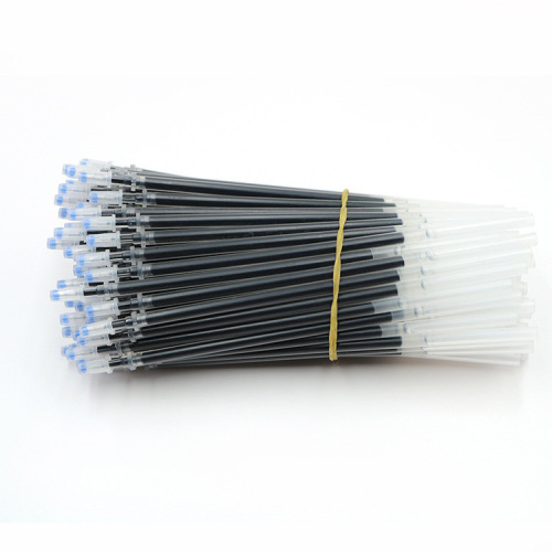 Qianhui gel pen needle tube black signature pen exam 0.5mm water pen color stationery refill European standard gel pen