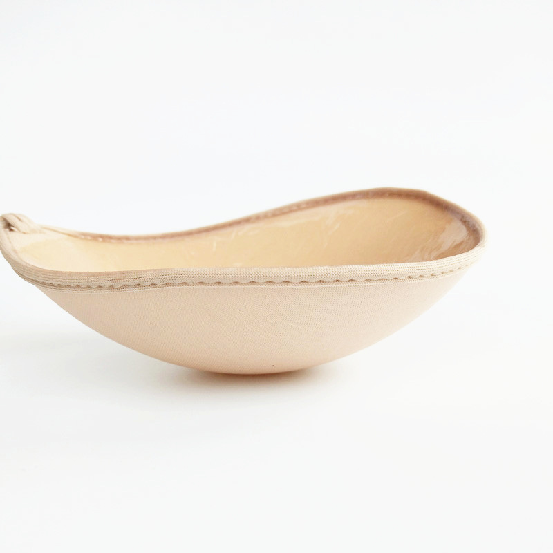 Ebay AliExpress taza redonda delgada de alta calidad de algodón invisible sujetador vestido de novia sujetador de silicona push up