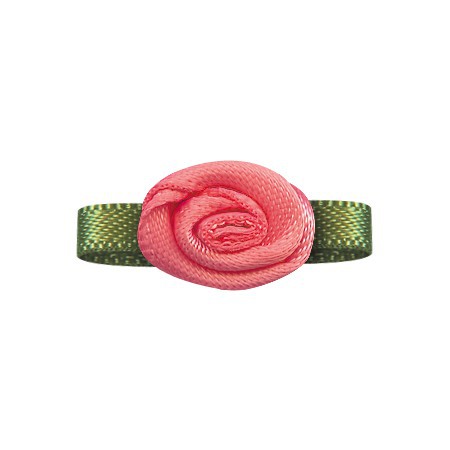 Accesorios de flores de Yao Ming DIY accesorios para el cabello hechos a mano hoja de una palabra 4 puntos revés flor ropa interior Decoración Accesorios cinta pequeña flor