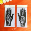 Henna, tattoo, inkjet painted design template, India