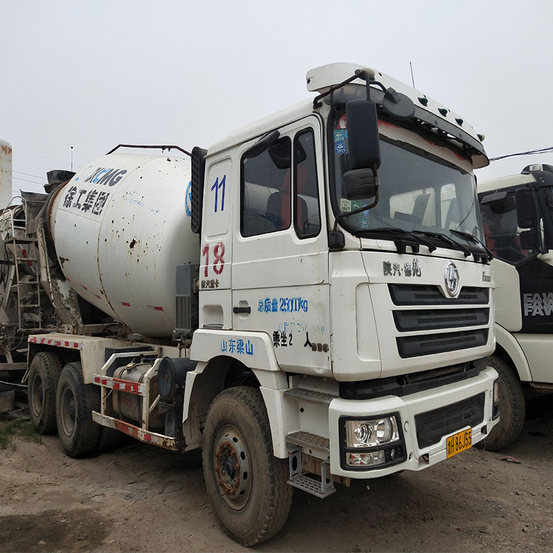 出售德龙后八轮12方 14方 16方二手混凝土搅拌罐车商混搅拌运输车