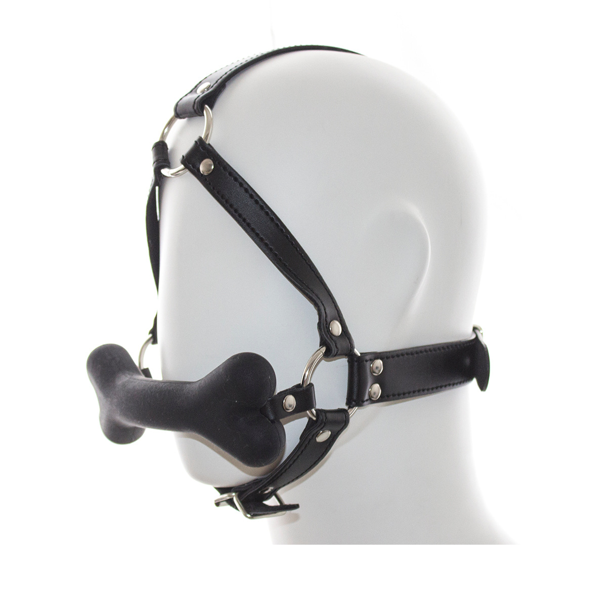 Fábrica de Comercio Exterior Juguetes sexuales en forma de caballo boca taza de silicona perro hueso boca tapón boca abridor de los hombres y juguetes de las mujeres