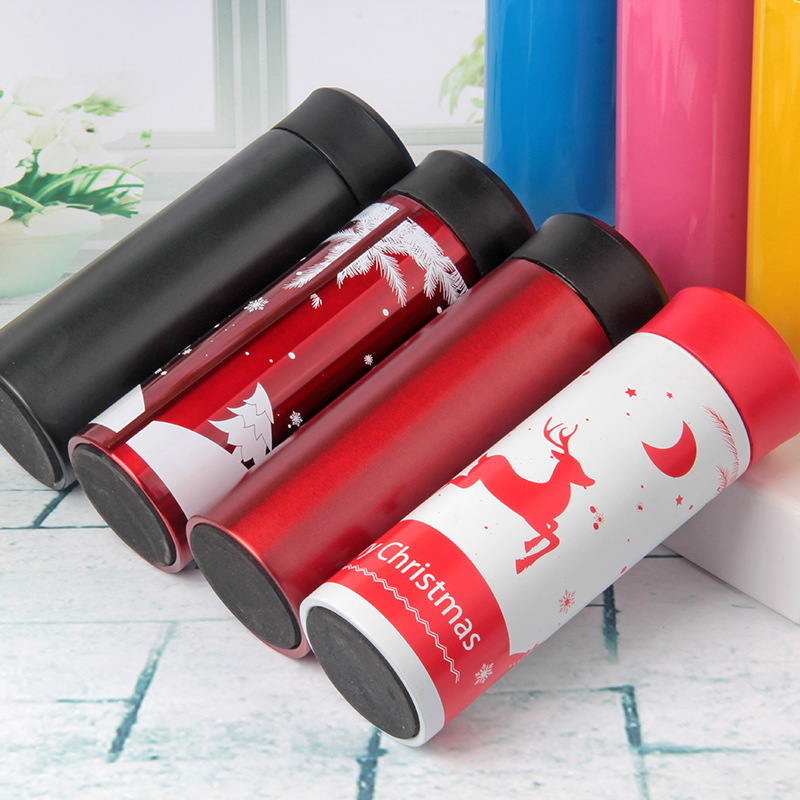 批發定制logo創意雙層不鏽鋼真空杯 時尚休閑水杯便攜辦公保溫杯