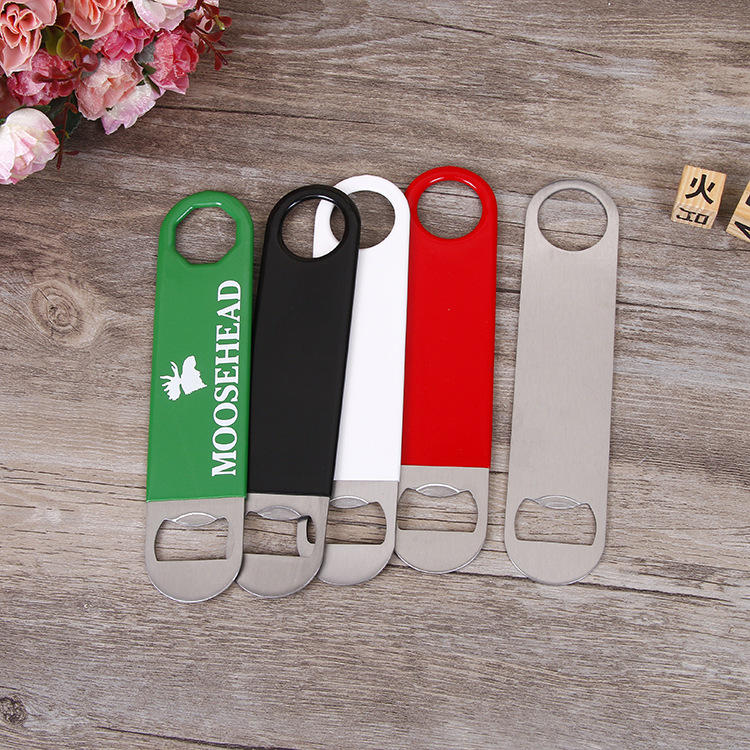 啤酒开瓶器批发印制logo 广告塑料启瓶器钥匙扣不锈钢啤酒瓶起子详情9