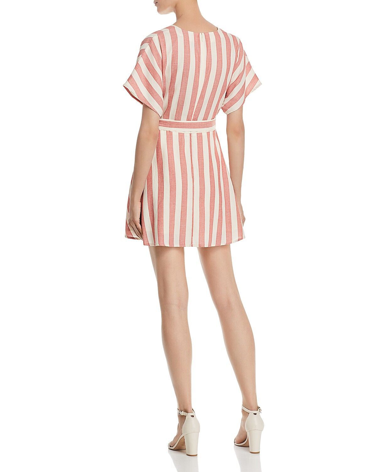 Ld8159 European and American women's wear Amazon wish hot sale slim sexy Stripe Tie skirt