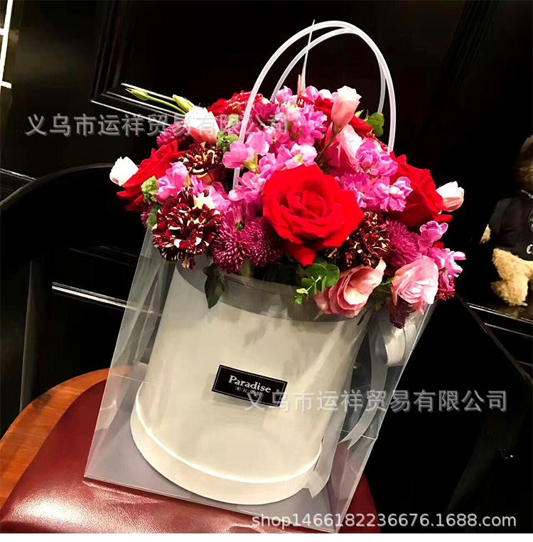 韩版伴手礼品袋 透明塑料袋 文艺小清新手提袋 蛋糕甜品手提袋子