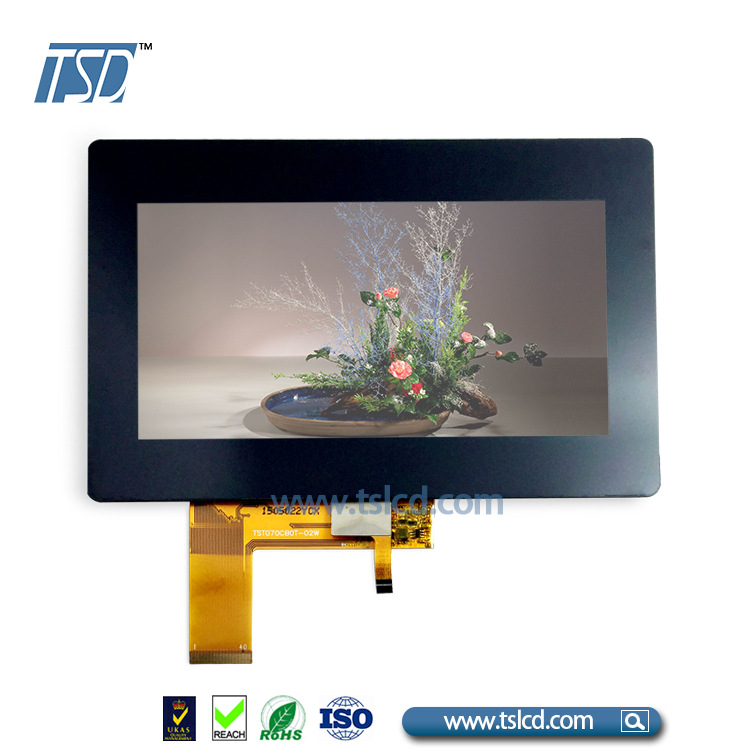 7寸LCD液晶屏 高亮 带电容触摸 阳光下可读 适用于户外手持设备