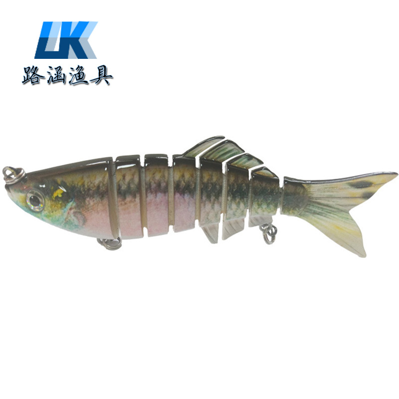 Multi Jointed Minnow Swimbait 9 Colors Hard Swimbaits Fresh Water Bass Swimbait Tackle Gear