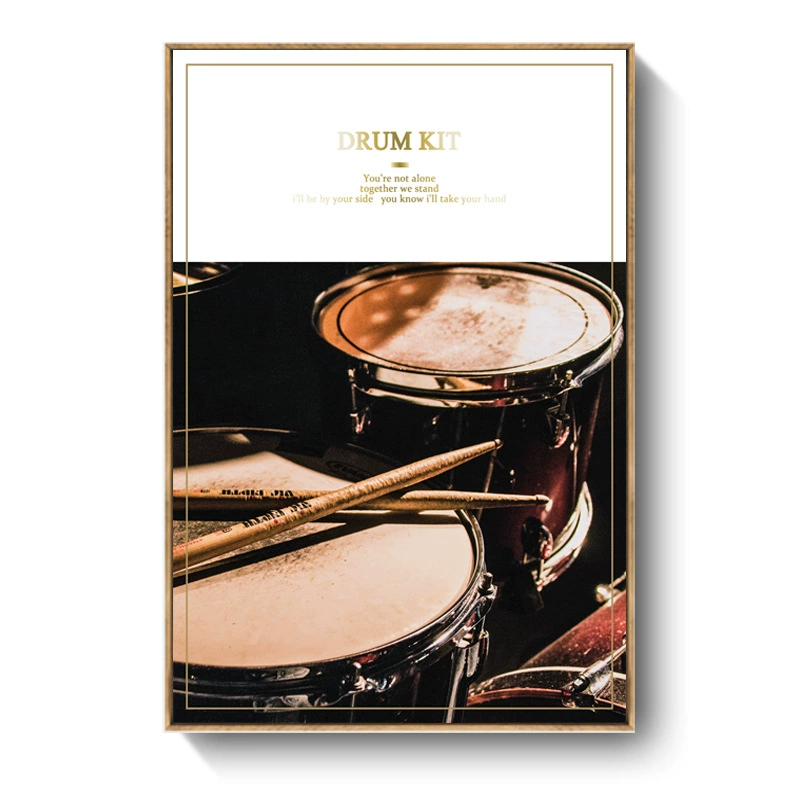 Гостиная декоративная картина в скандинавском стиле, ностальгическая музыкальная тема, гитара, ключи, отель, клуб, квартира, настенная холстовая картина без рамы