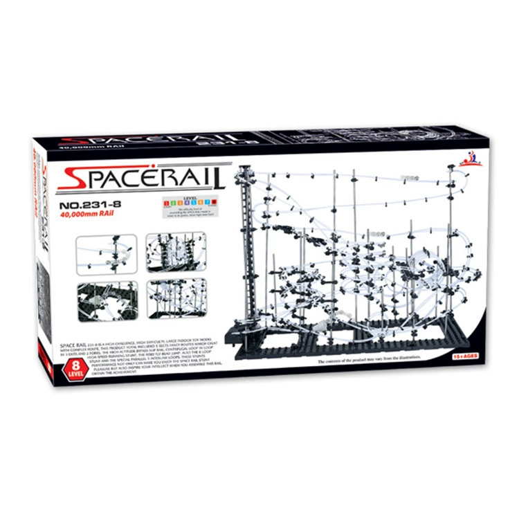 Spacerail, конструктор космоса с рельсами, игрушка, американские горки, DIY, наука и техника