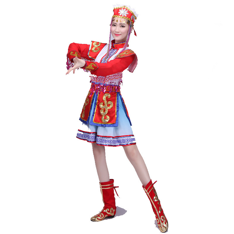 Mongolian Costume Women's Mongolian Performance Costume New Minority Style Clothes Modern Dance Costume Suit