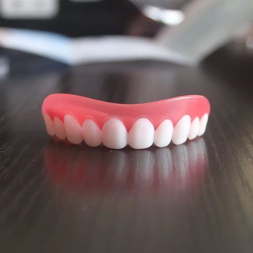 instant smile comfrt fit flex silicone artificial teeth braces whitening teeth strips