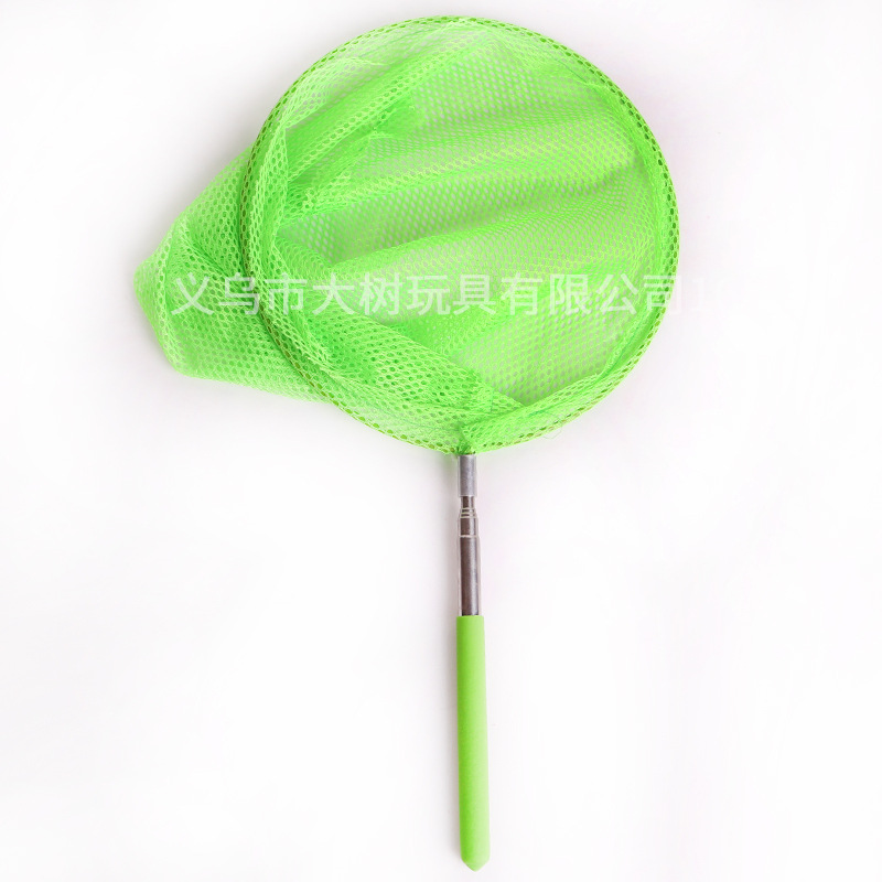 Red de insectos de red de pesca retráctil de acero inoxidable para niños libélula Red de mariposa Red de insectos captura de camarones renacuajo al por mayor bolsa de red de pesca de pescado