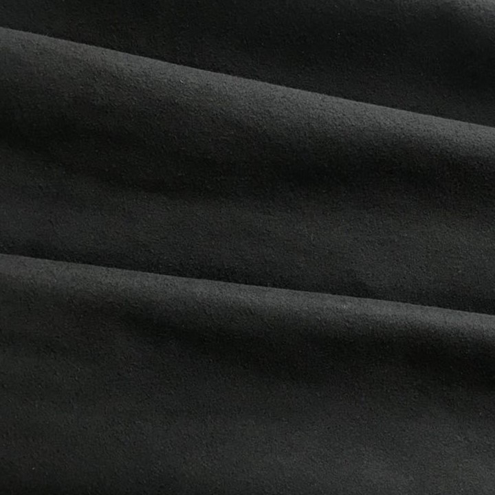 黑色真超纤双绒面超纤手套革止滑革超纤皮