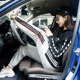 运动裤女春秋宽松hiphop裤子ins超火的新款原宿怪味休闲哈伦裤潮