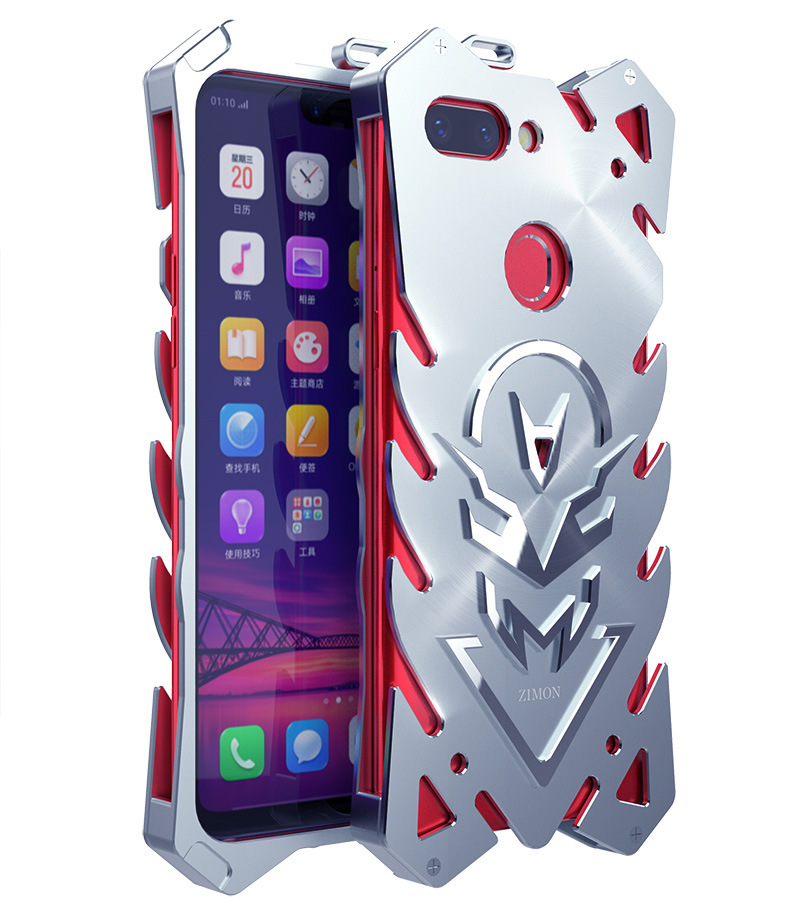 SIMON New THOR II Aviation Aluminum Alloy Shockproof Armor Metal Case Cover for OPPO R15 & OPPO R15 Dream Mirror Edition