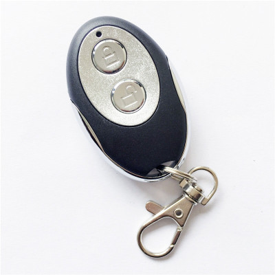 新款两键椭圆形小体积金属对拷遥控器 可复制国内外多种无线遥控|ms