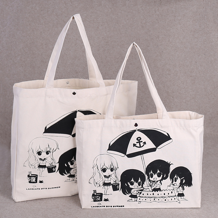 帆布手提袋 棉布批发创意印花LOGO厂家直供 帆布袋