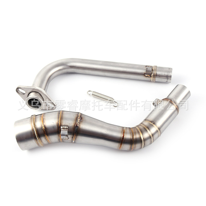 Suitable for Motorcycle Yamaha Nmax155 155 Modified Stainless Steel Exhaust Pipe Front Section
