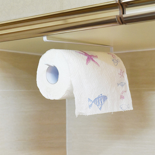 Kitchen cabinet wall cabinet punch-free paper towel holder hanging roll paper holder kitchen paper holder storage hanging rack storage rack