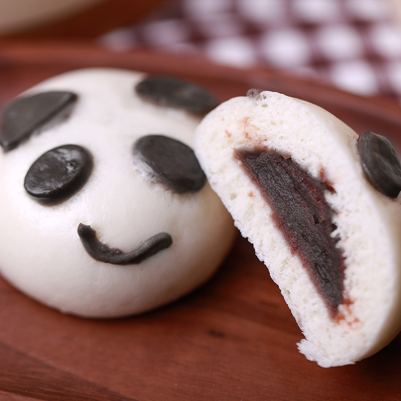 北京哪里有卡通速冻包子售卖 熊猫豆沙包子 砂锅粥铺主食点心批发|ms