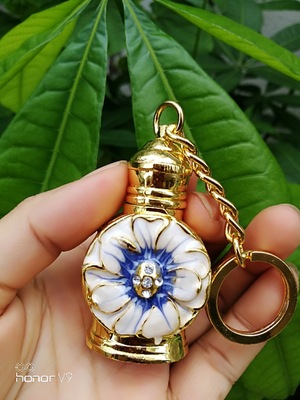Oil Bottle customized 3ML Mini Small pendant Small flowers Middle East Dubai Fragrance bottle empty bottle