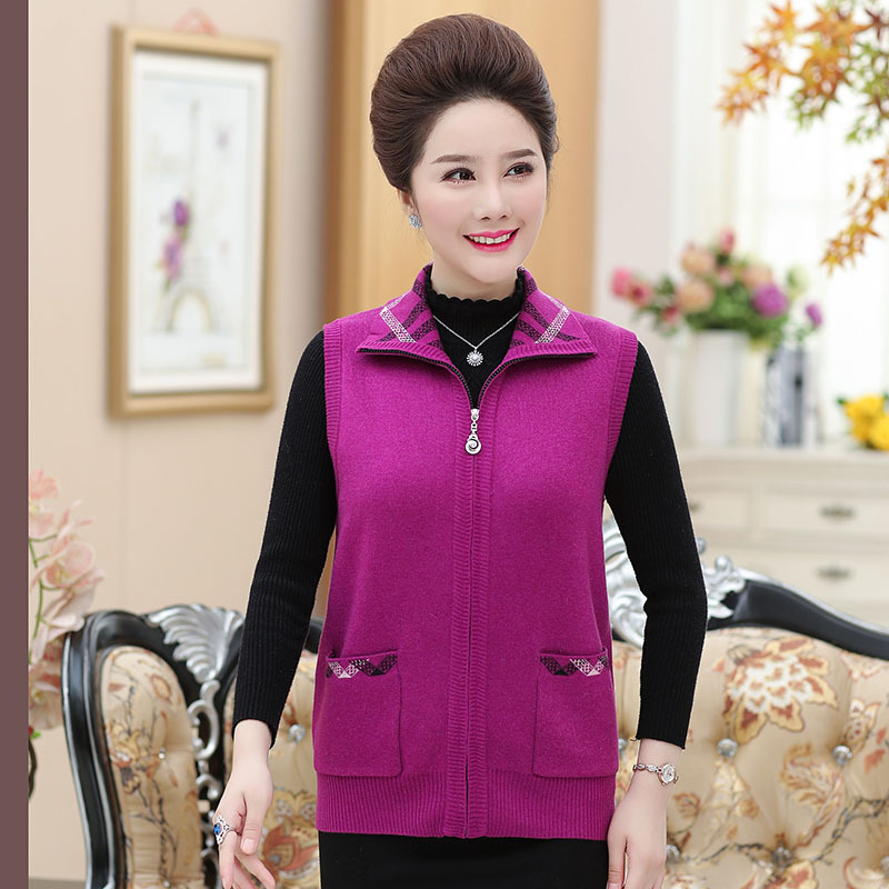 Gilet femme MOUTON ROUGE en Tricot - Ref 3317917 Image 3