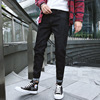 2018 winter new pattern Jeans Korean Edition Self cultivation Pencil Pants Teenagers student Versatile Elastic force trousers