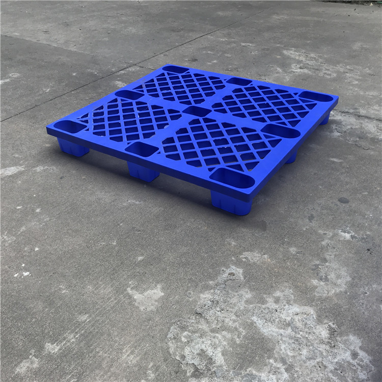广西塑料叉车托盘批发1200*900*145网格九脚塑料仓库卡板塑料托盘