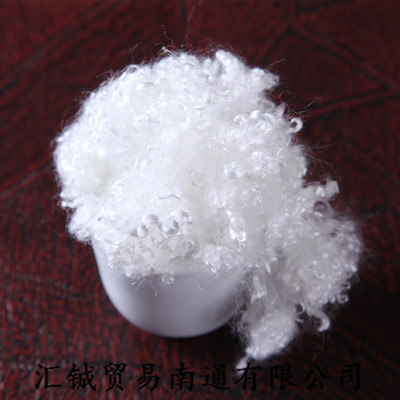 江苏厂家直销三维中空涤纶短纤3D高档被芯枕芯填充物 PP棉小化纤|ms