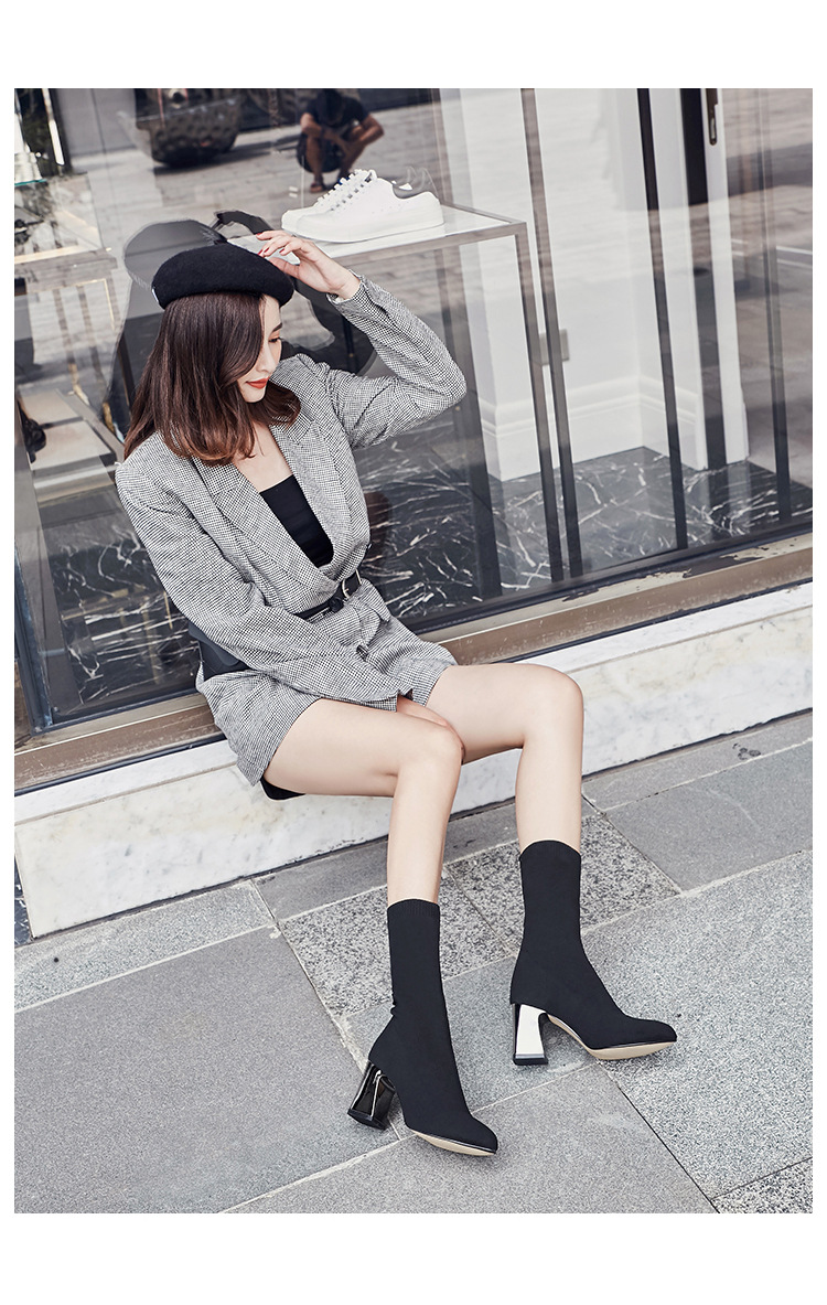 Bottes femme AFFINITé en Tissu élastique - Ref 3355093 Image 47