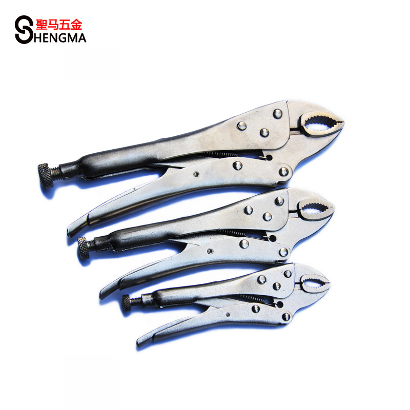 【圣马五金】精品弯嘴 万能大力钳 省力钳 圆口大力钳 5-10寸