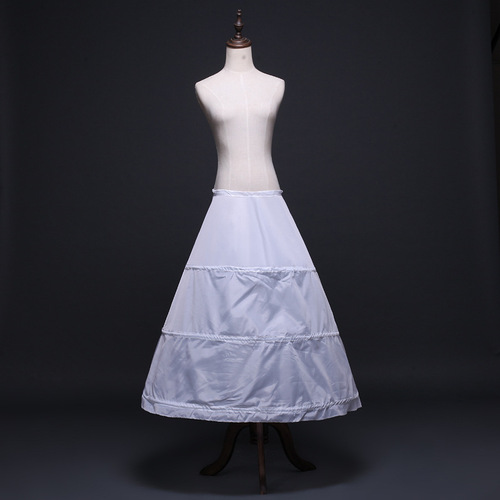 3-steel pannier three-steel petticoat wedding dress lining 3-ring performance costume dance COS petticoat three-layer support special
