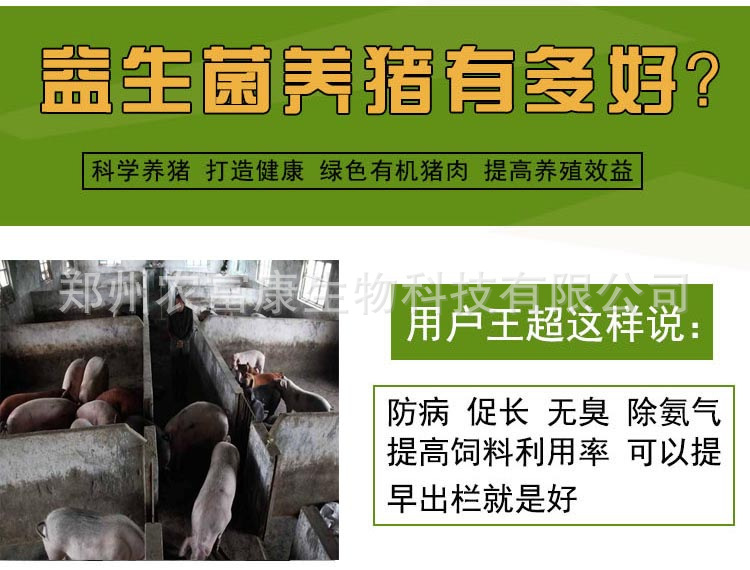 益生菌养猪好处
