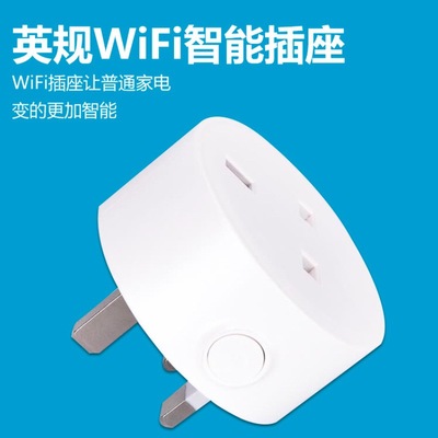 智能WIFI插座 语音智能家居Alexa远程控制WiFi计量 智能插座 英规