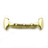 Copper glossy golden accessory hip-hop style, 18 carat