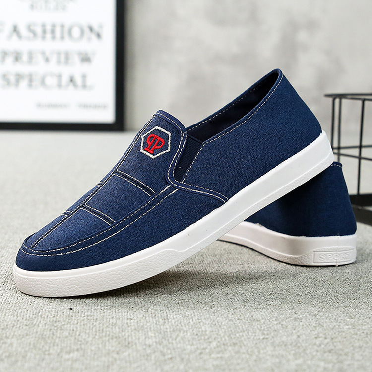 Wholesale spring new men's canvas shoes...