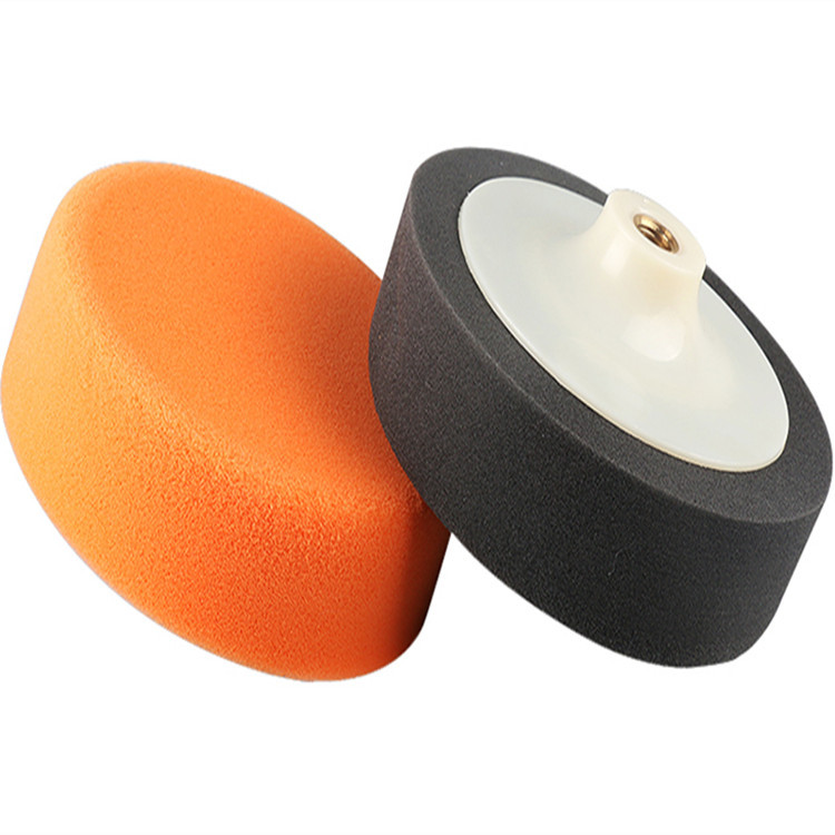 定做 6寸高回弹汽车美容抛光海绵轮海绵打蜡研磨盘