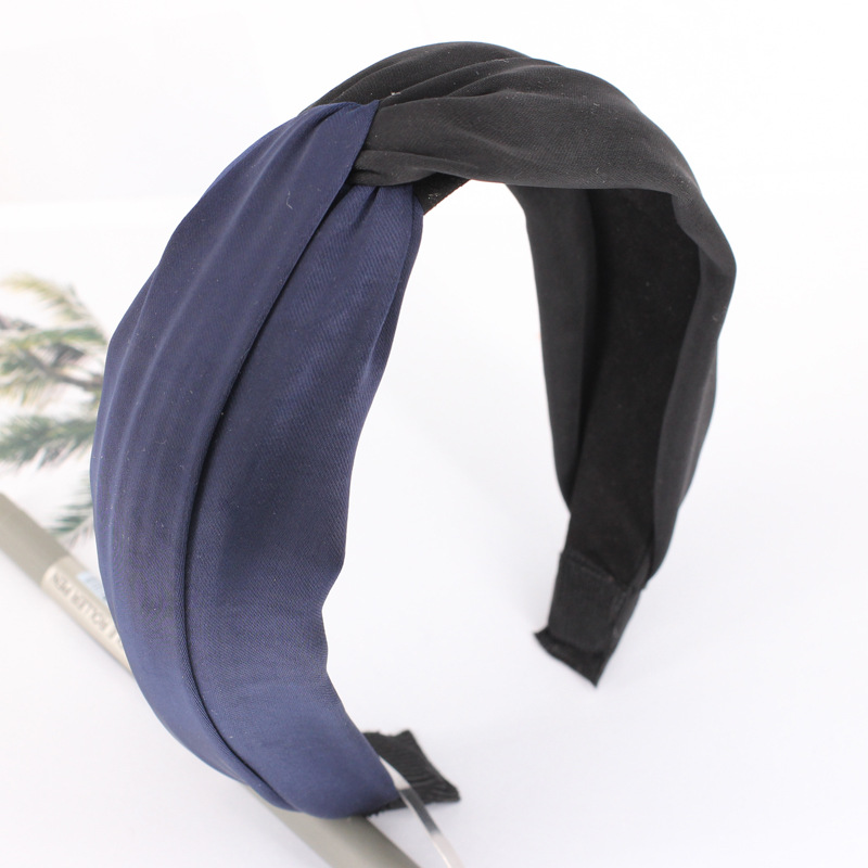 Cross Hair Hoop Spring And Summer Wide Korean Knot Headband display picture 1