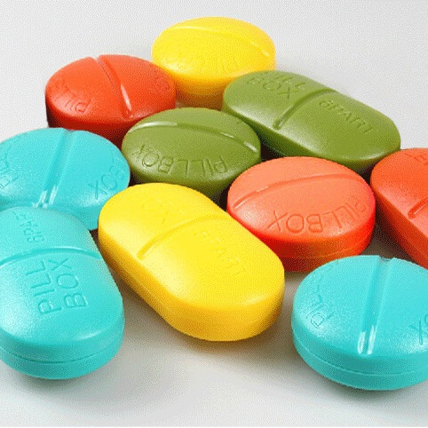 便攜式迷妳隨身藥盒小旅行可愛壹周7天方便大容量老人密封收納盒