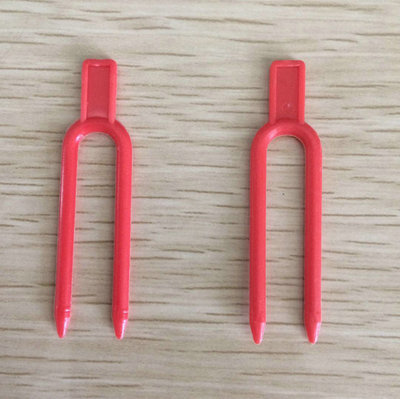 草莓叉子压苗叉压蔓器 固定  塑料 红色 厂家直销 120斤