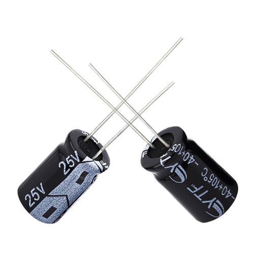 YTF electrolytic capacitor plug 1000UF/25V, size 10*20mm, capacitor for electric vehicle charger