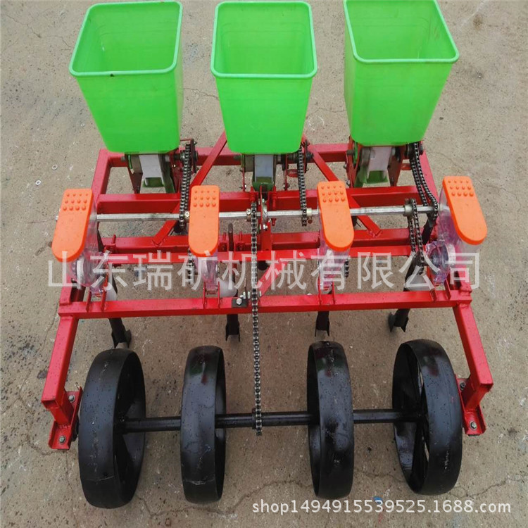 谷子播种机油菜娃娃菜蔬菜免耕精播机 拖拉机带芹菜菠菜精播施肥
