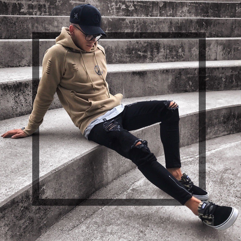 Streetwear Ripped Jeans Image 6