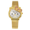 Cartoon steel belt, watch for leisure, cute children's quartz watches, simple and elegant design